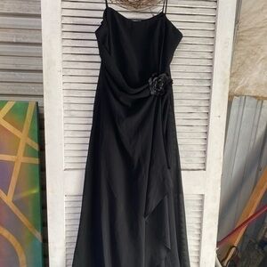 Aspeed Black Maxi Dress size XL Fully Lined